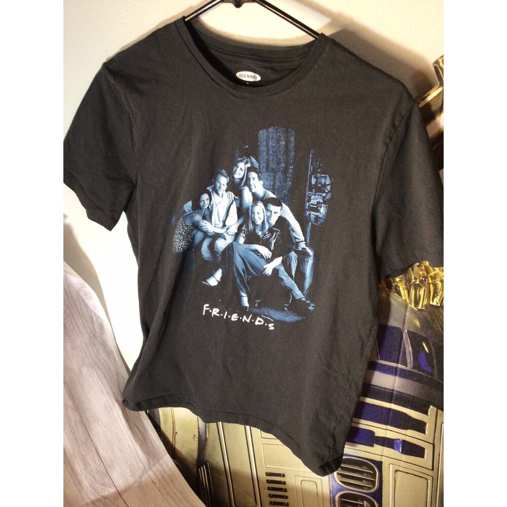 Friends TV Show Old Navy Adult Men/Women Medium Black T-Shirt